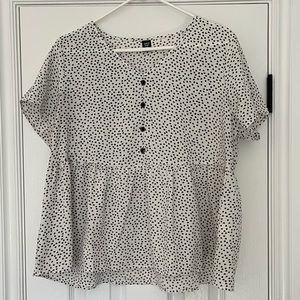 SHEIN peplum shirt